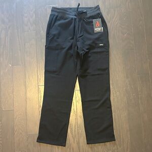 NWT Spirit Black Scrub Pants with Drawstring
